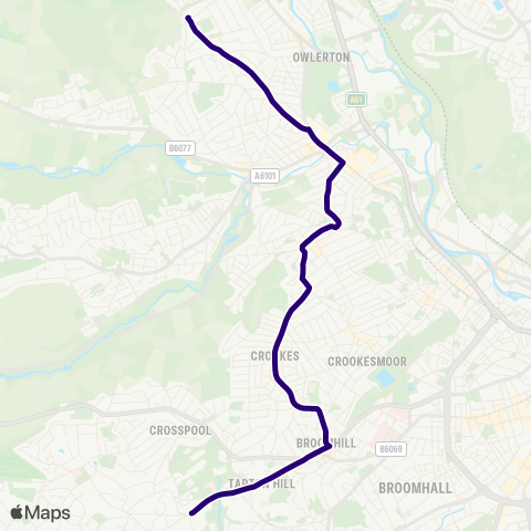 First South Yorkshire  map