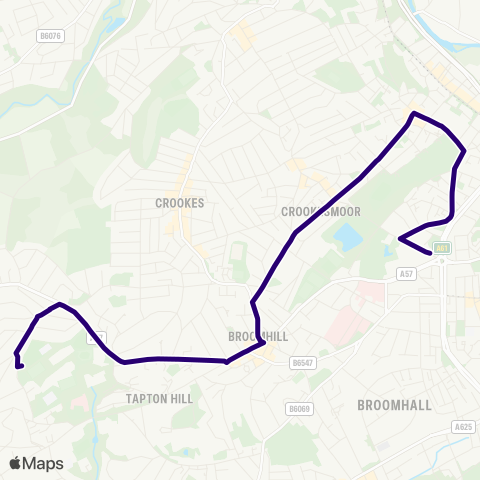 First South Yorkshire  map