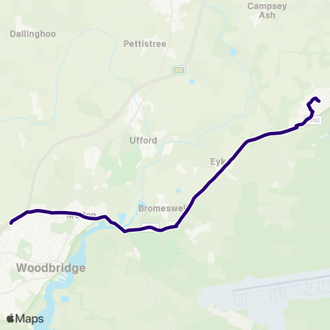First Norfolk & Suffolk  map