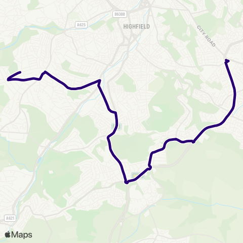 First South Yorkshire  map