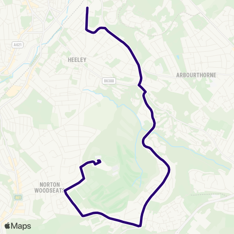 First South Yorkshire  map