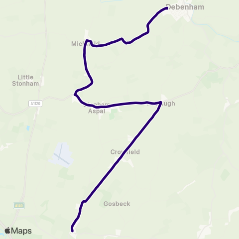 First Norfolk & Suffolk  map