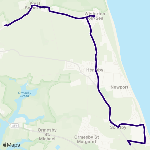 First Norfolk & Suffolk  map