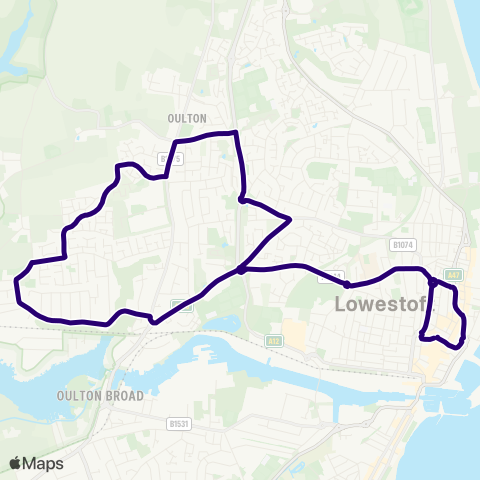 First Norfolk & Suffolk  map