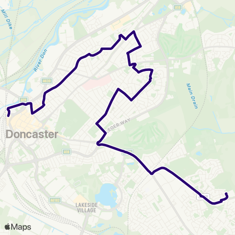 First South Yorkshire  map