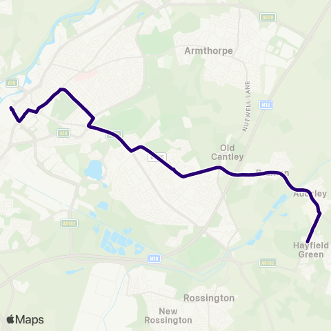 First South Yorkshire  map