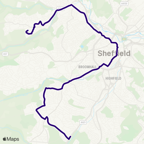 First South Yorkshire  map