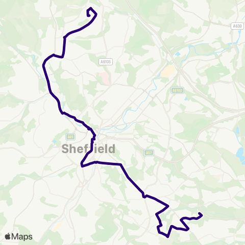 First South Yorkshire  map