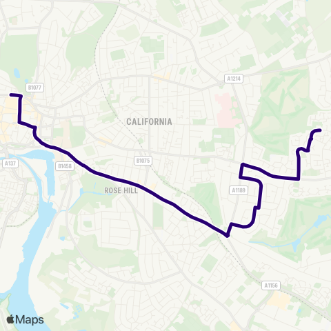 First Norfolk & Suffolk  map