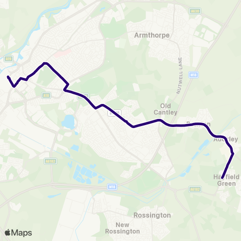 First South Yorkshire  map