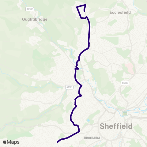 First South Yorkshire  map