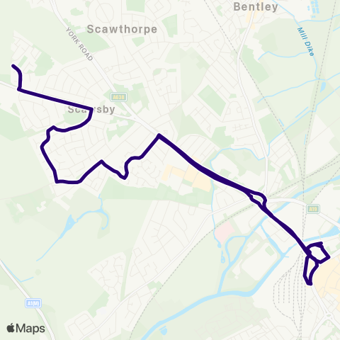 First South Yorkshire  map