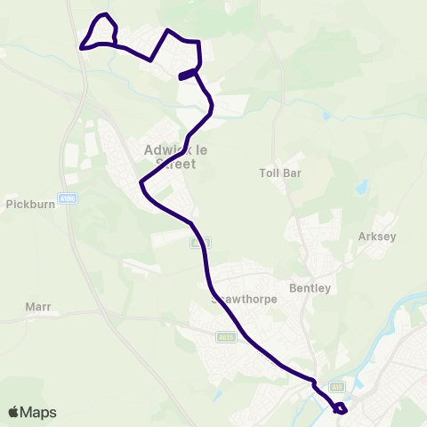First South Yorkshire  map