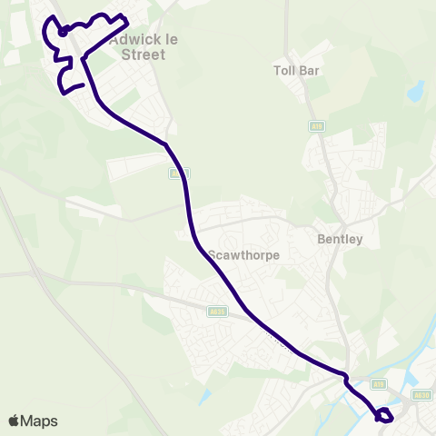 First South Yorkshire  map