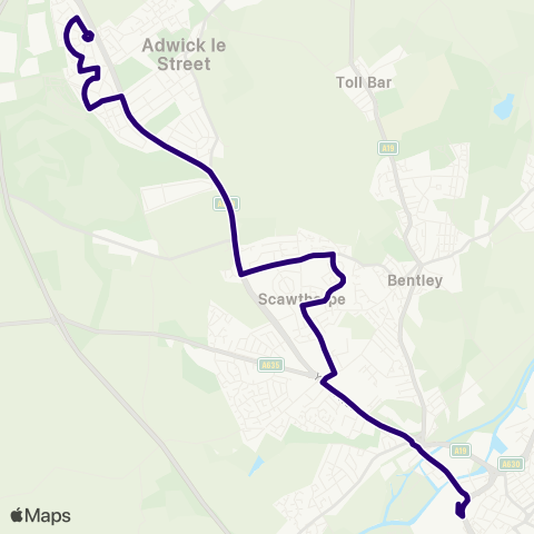 First South Yorkshire  map