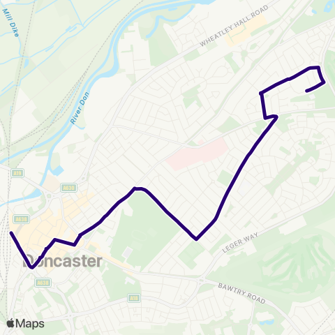 First South Yorkshire  map