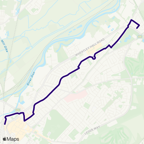 First South Yorkshire  map