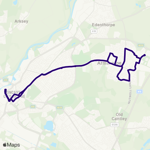 First South Yorkshire  map
