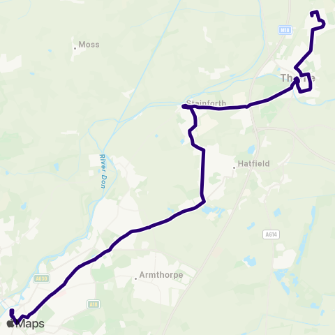 First South Yorkshire  map