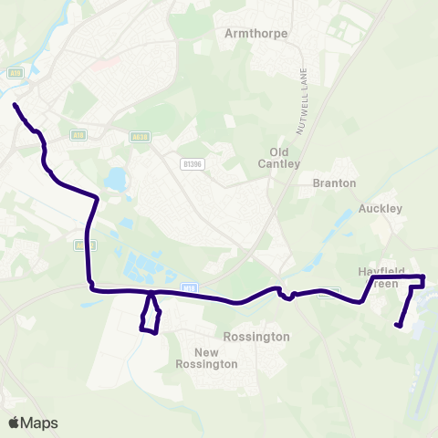 First South Yorkshire  map