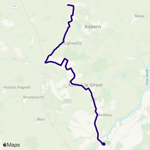 First South Yorkshire  map