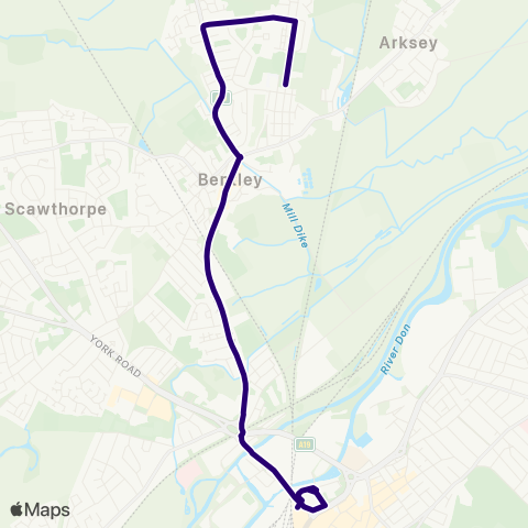 First South Yorkshire  map