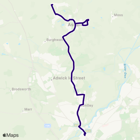 First South Yorkshire  map