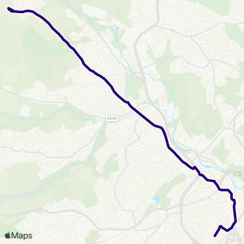 First South Yorkshire  map