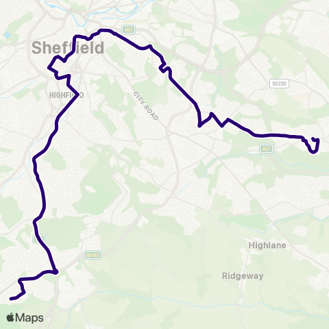 First South Yorkshire  map