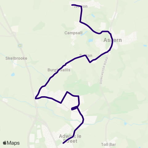 First South Yorkshire  map