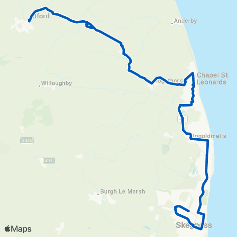 Hunts Coaches Library - Lincolnshire Imp Cafe map