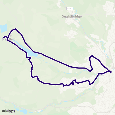 First South Yorkshire Hillsborough Interchange / H6 - Hillsborough Interchange / H6 map