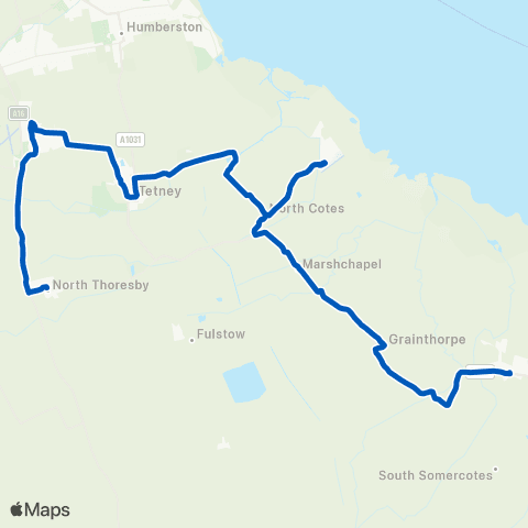 Grayscroft Coaches The Square - Somercotes Academy map