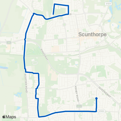 Hornsbys Bus & Coach Crosby Avenue - St Bede`S School map
