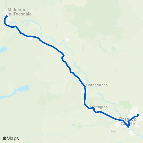 Weardale Motor Services Galgate / Stand B - Horsemarket map