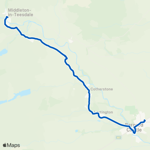 Weardale Motor Services Galgate / Stand B - Horsemarket map