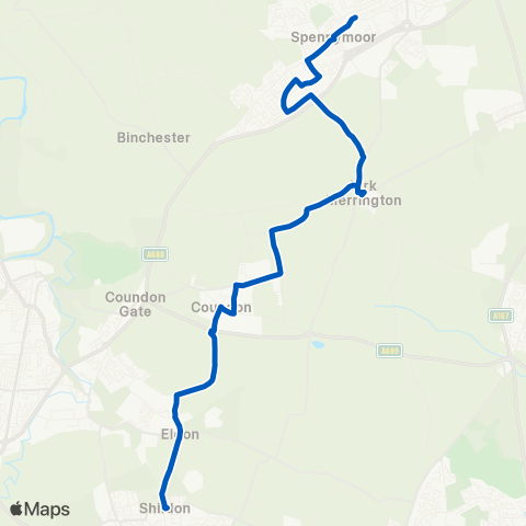 Weardale Motor Services King William - High Street map