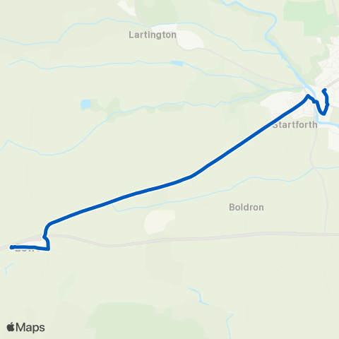 Hodgsons Town Hall - The Buck Inn map
