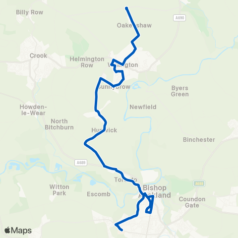 Weardale Motor Services Terminus - Newgate Street Stand D map