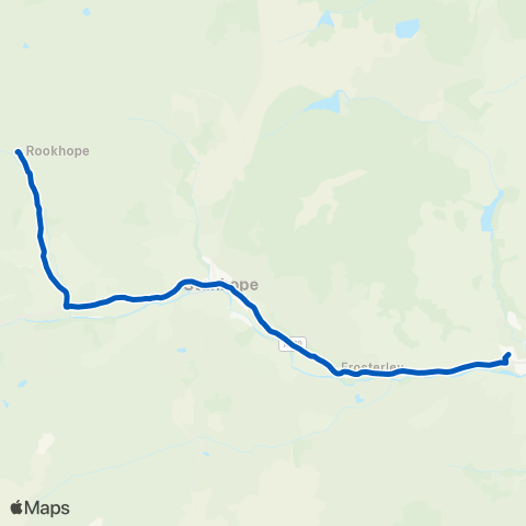 Weardale Motor Services Market Place - Village map