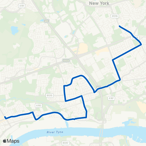 Stanley Travel Sta Rd / Town Ctr - Billy Mill Ln-School map