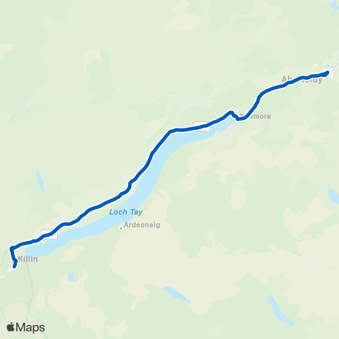 Dochertys Midland Coaches Manse Road - Chapel Street map