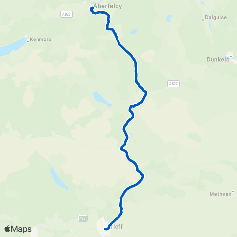 Dochertys Midland Coaches Hill Street - Chapel Street map