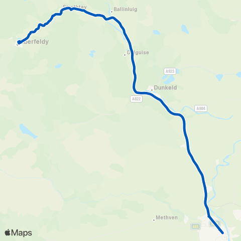 Dochertys Midland Coaches Chapel Street - Royal Bank of Scotland map