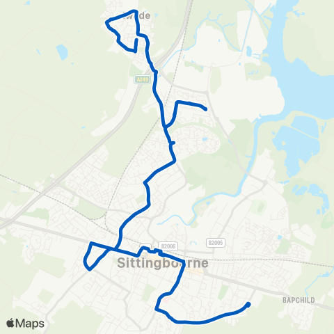 Chalkwell Garage & Coach Hire The Sittingbourne Sch Grounds - Holly Blue Dr map