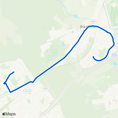 Cardinal Buses Collingwood College - Hawkesworth Drive map