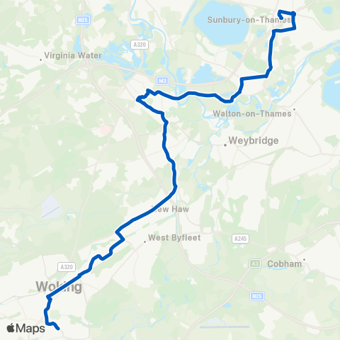 Cardinal Buses Kingfield Green - Village Hall map