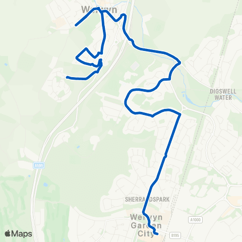 Centrebus The Frythe - Bus Station map