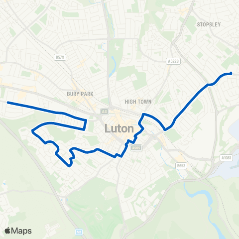 Centrebus Queen Elizabeth School - Church Street map
