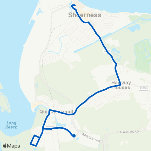 Chalkwell Garage & Coach Hire Tesco - Bus Hub map